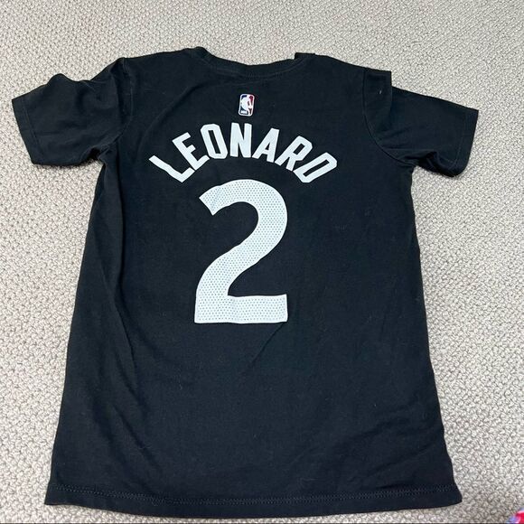 Nike Kawhi Leonard Toronto Raptors NBA Basketball Unisex Kid’s T-Shirt - Small - Picture 2 of 4
